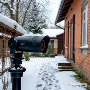 Проверка угла обзора камеры видеонаблюдения зимой - убираем слепые зоны.