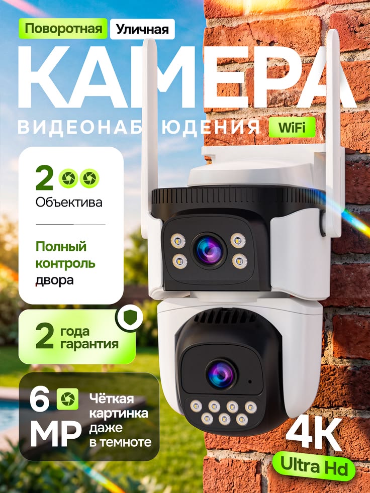 беспроводные камеры видеонаблюдения: Wi-Fi камера